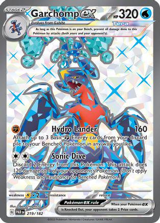 Garchomp ex #219 Pokemon Paradox Rift NM