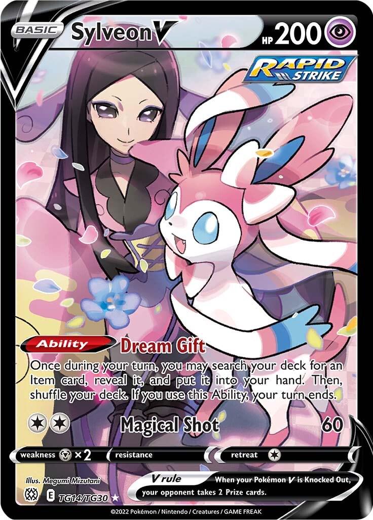 Sylveon V #TG14 Pokemon Brilliant Stars NM
